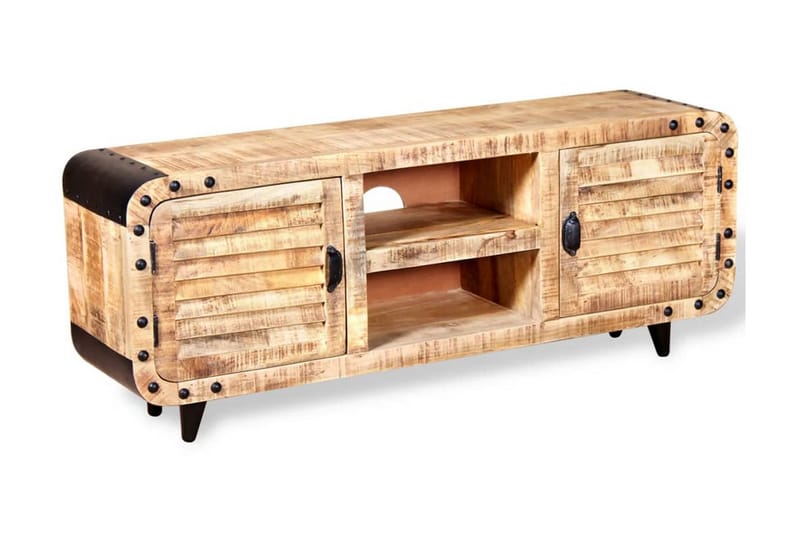 TV-bänk mangoträ 120x30x50 cm - Brun - Möbler - Vardagsrum - Tv-möbler & mediamöbler - Tv-bänkar