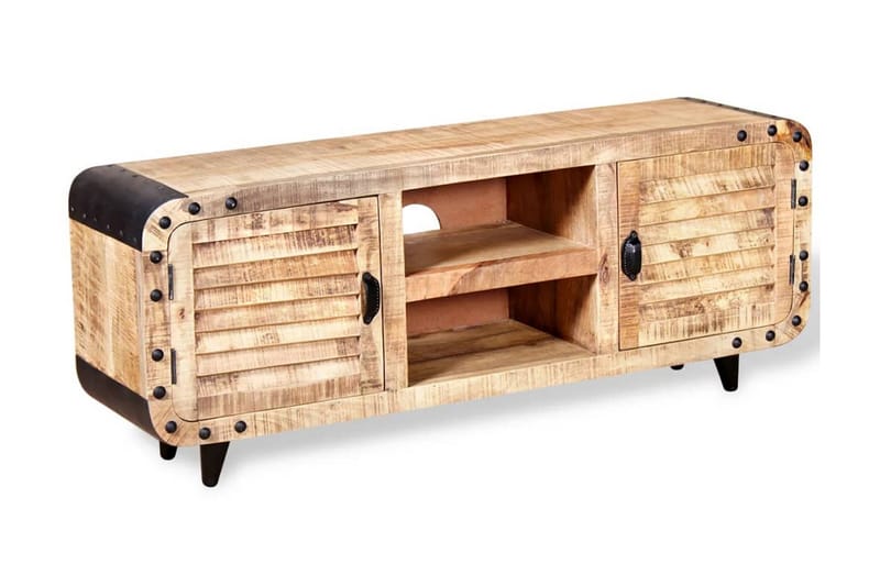 TV-bänk mangoträ 120x30x50 cm - Brun - Möbler - Vardagsrum - Tv-möbler & mediamöbler - Tv-bänkar