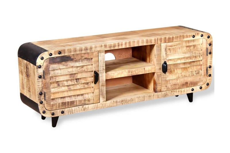 TV-bänk mangoträ 120x30x50 cm - Brun - Möbler - Vardagsrum - Tv-möbler & mediamöbler - Tv-bänkar