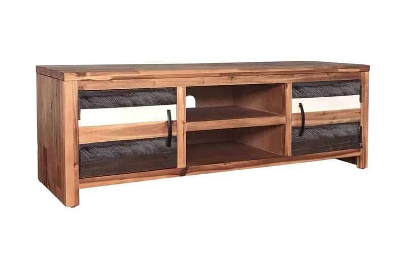 TV-bänk massivt akaciaträ 120x35x40 cm - Brun - Möbler - Vardagsrum - Tv-möbler & mediamöbler - Tv-bänkar