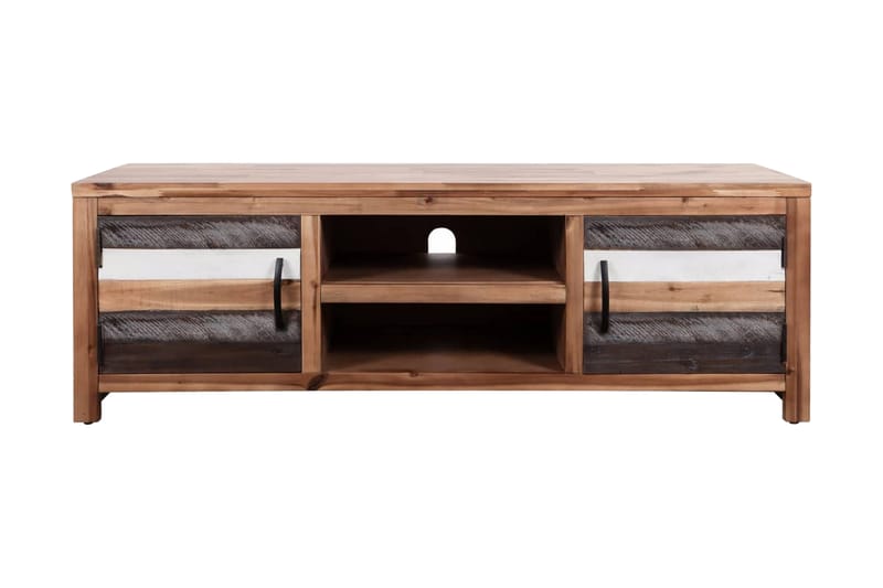 TV-bänk massivt akaciaträ 120x35x40 cm - Brun - Möbler - Vardagsrum - Tv-möbler & mediamöbler - Tv-bänkar