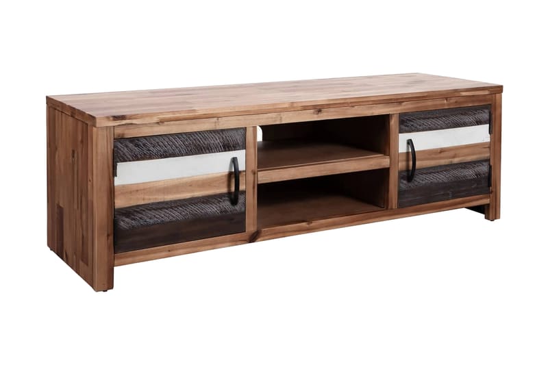 TV-bänk massivt akaciaträ 120x35x40 cm - Brun - Möbler - Vardagsrum - Tv-möbler & mediamöbler - Tv-bänkar