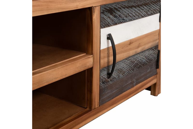 TV-bänk massivt akaciaträ 120x35x40 cm - Brun - Möbler - Vardagsrum - Tv-möbler & mediamöbler - Tv-bänkar