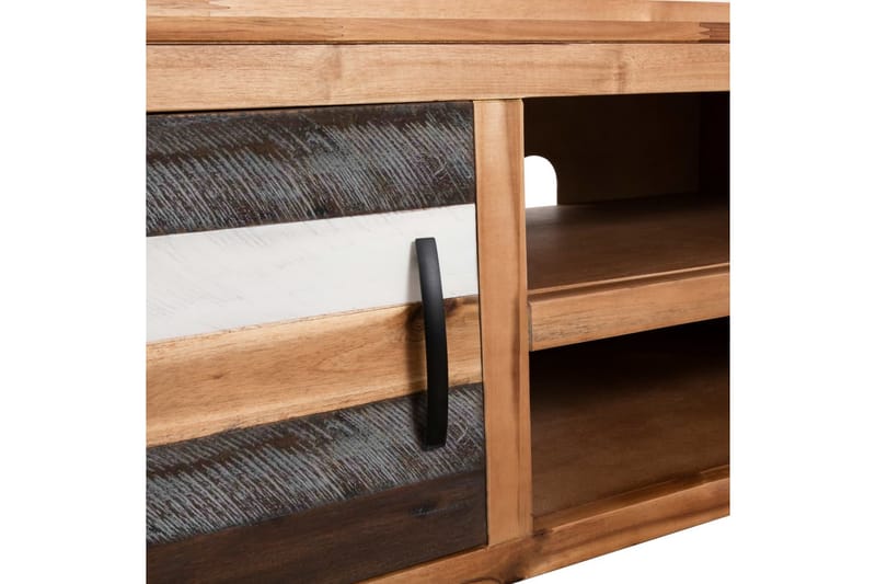 TV-bänk massivt akaciaträ 120x35x40 cm - Brun - Möbler - Vardagsrum - Tv-möbler & mediamöbler - Tv-bänkar
