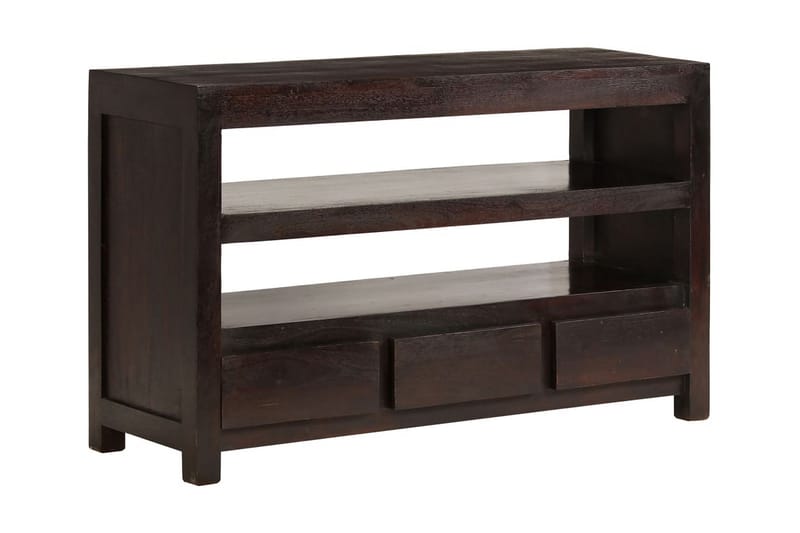 TV-bänk massivt akaciaträ 90x30x55 cm mörkbrun - Brun - Möbler - Vardagsrum - Tv-möbler & mediamöbler - Tv-bänkar