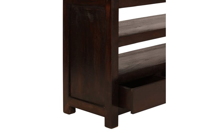 TV-bänk massivt akaciaträ 90x30x55 cm mörkbrun - Brun - Möbler - Vardagsrum - Tv-möbler & mediamöbler - Tv-bänkar