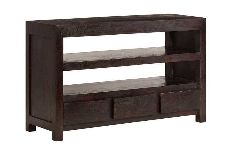 TV-bänk massivt akaciaträ 90x30x55 cm mörkbrun - Brun - Möbler - Vardagsrum - Tv-möbler & mediamöbler - Tv-bänkar