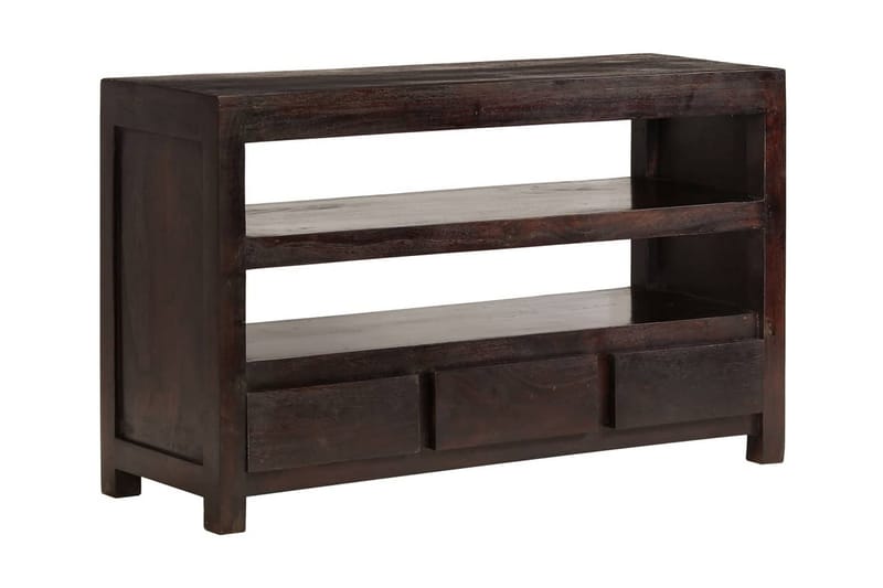 TV-bänk massivt akaciaträ 90x30x55 cm mörkbrun - Brun - Möbler - Vardagsrum - Tv-möbler & mediamöbler - Tv-bänkar