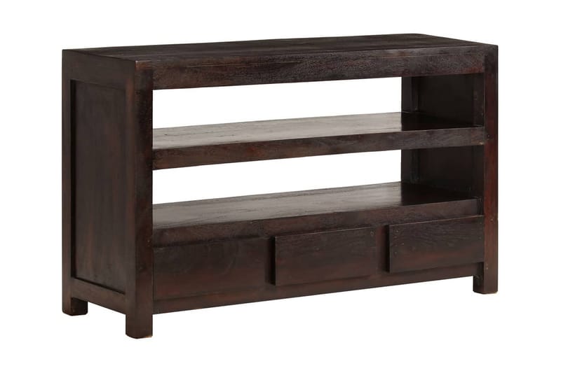TV-bänk massivt akaciaträ 90x30x55 cm mörkbrun - Brun - Möbler - Vardagsrum - Tv-möbler & mediamöbler - Tv-bänkar