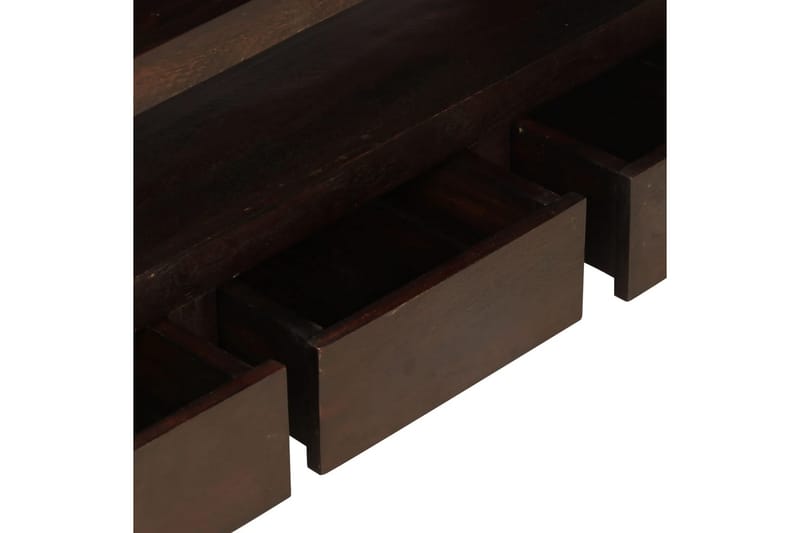 TV-bänk massivt akaciaträ 90x30x55 cm mörkbrun - Brun - Möbler - Vardagsrum - Tv-möbler & mediamöbler - Tv-bänkar