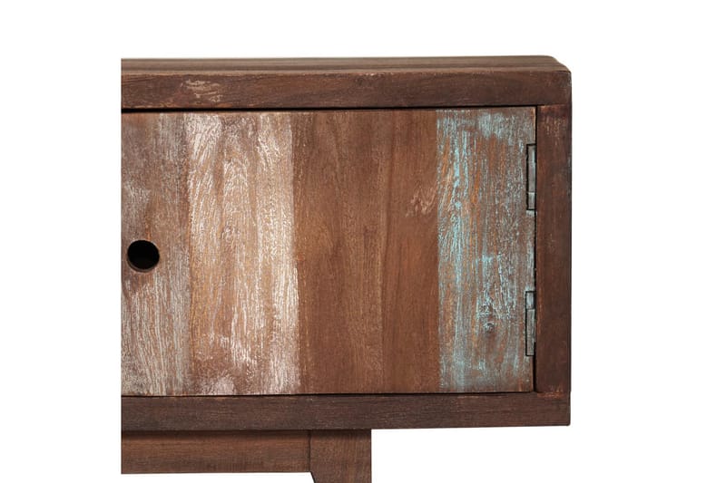 TV-bänk massivt akaciaträ vintage 118x30x40 cm - Brun - Möbler - Vardagsrum - Tv-möbler & mediamöbler - Tv-bänkar