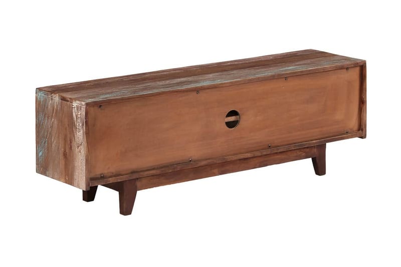 TV-bänk massivt akaciaträ vintage 118x30x40 cm - Brun - Möbler - Vardagsrum - Tv-möbler & mediamöbler - Tv-bänkar