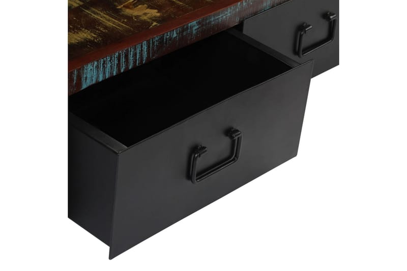 TV-bänk massivt återvunnet trä 120x30x40 cm - Flerfärgad - Möbler - Vardagsrum - Tv-möbler & mediamöbler - Tv-bänkar