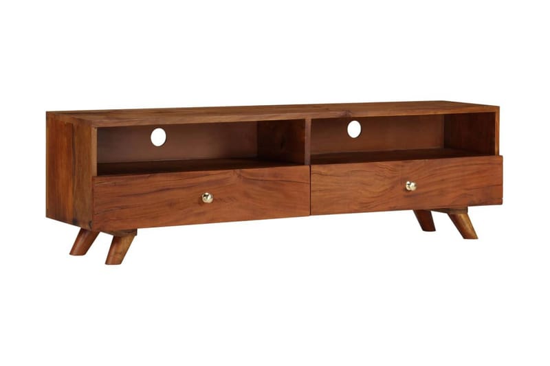TV-bänk massivt återvunnet trä 140x30x40 cm - Brun - Möbler - Vardagsrum - Tv-möbler & mediamöbler - Tv-bänkar