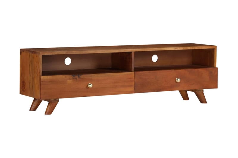 TV-bänk massivt återvunnet trä 140x30x40 cm - Brun - Möbler - Vardagsrum - Tv-möbler & mediamöbler - Tv-bänkar