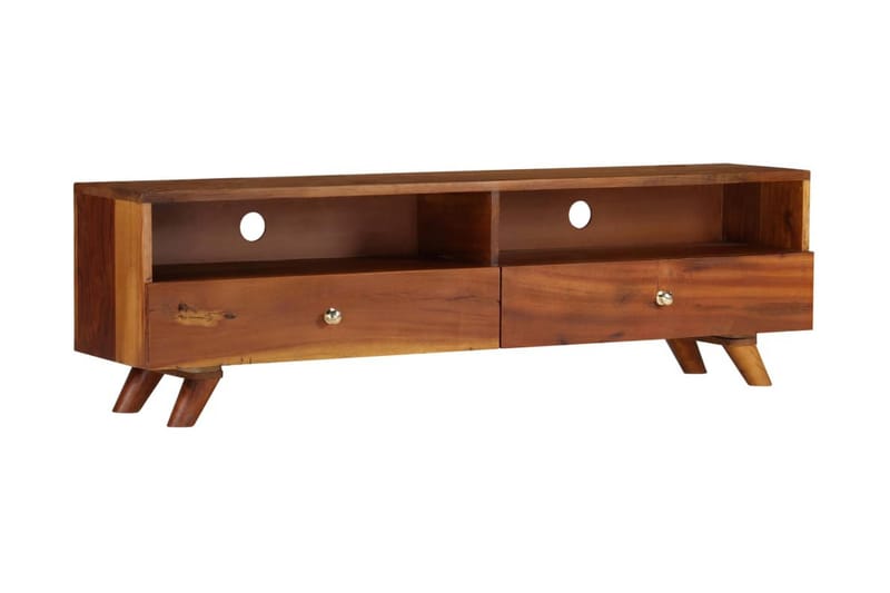 TV-bänk massivt återvunnet trä 140x30x40 cm - Brun - Möbler - Vardagsrum - Tv-möbler & mediamöbler - Tv-bänkar