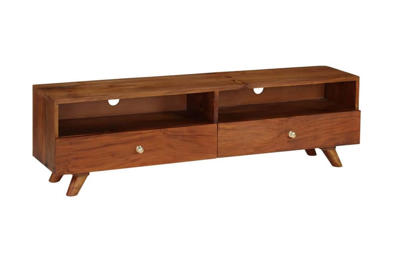 TV-bänk massivt återvunnet trä 140x30x40 cm - Brun - Möbler - Vardagsrum - Tv-möbler & mediamöbler - Tv-bänkar