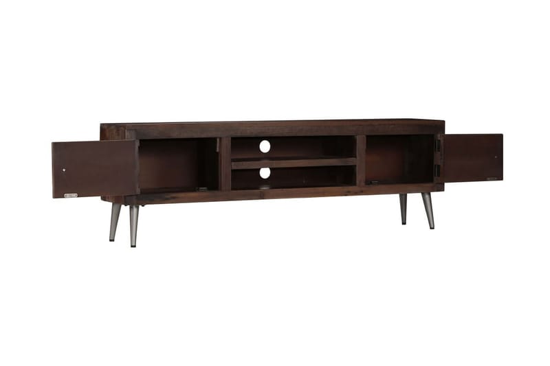 TV-bänk massivt återvunnet trä 140x30x45 cm - Brun - Möbler - Vardagsrum - Tv-möbler & mediamöbler - Tv-bänkar