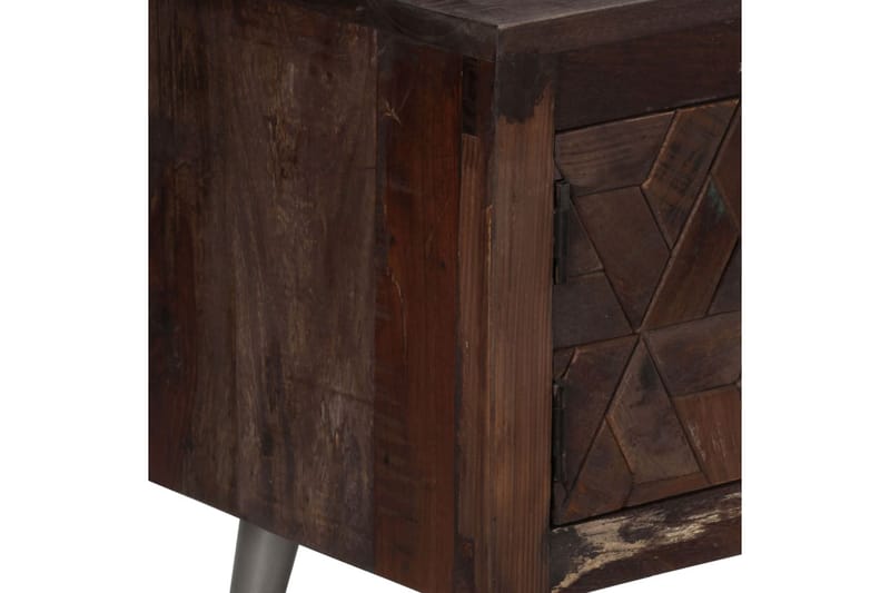 TV-bänk massivt återvunnet trä 140x30x45 cm - Brun - Möbler - Vardagsrum - Tv-möbler & mediamöbler - Tv-bänkar