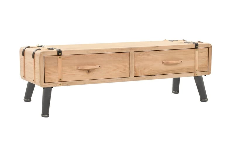 TV-bänk massivt granträ 120x33x35 cm - Brun - Möbler - Vardagsrum - Tv-möbler & mediamöbler - Tv-bänkar