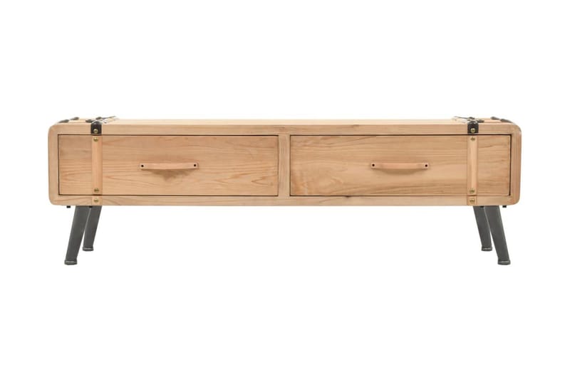 TV-bänk massivt granträ 120x33x35 cm - Brun - Möbler - Vardagsrum - Tv-möbler & mediamöbler - Tv-bänkar