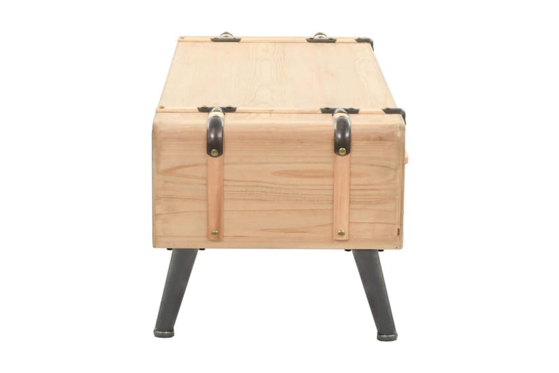 TV-bänk massivt granträ 120x33x35 cm - Brun - Möbler - Vardagsrum - Tv-möbler & mediamöbler - Tv-bänkar
