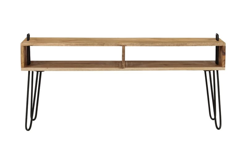TV-bänk massivt mangoträ 110x35x45 cm - Brun - Möbler - Vardagsrum - Tv-möbler & mediamöbler - Tv-bänkar