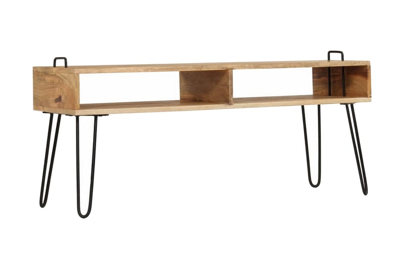 TV-bänk massivt mangoträ 110x35x45 cm - Brun - Möbler - Vardagsrum - Tv-möbler & mediamöbler - Tv-bänkar