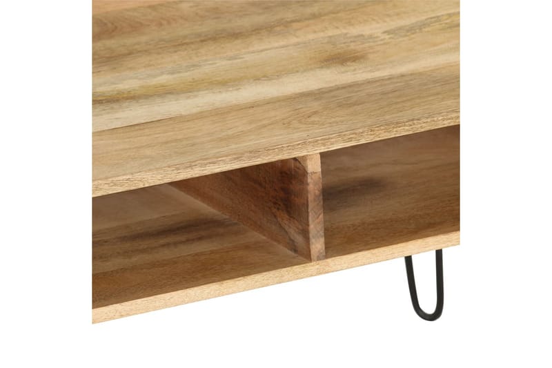 TV-bänk massivt mangoträ 110x35x45 cm - Brun - Möbler - Vardagsrum - Tv-möbler & mediamöbler - Tv-bänkar