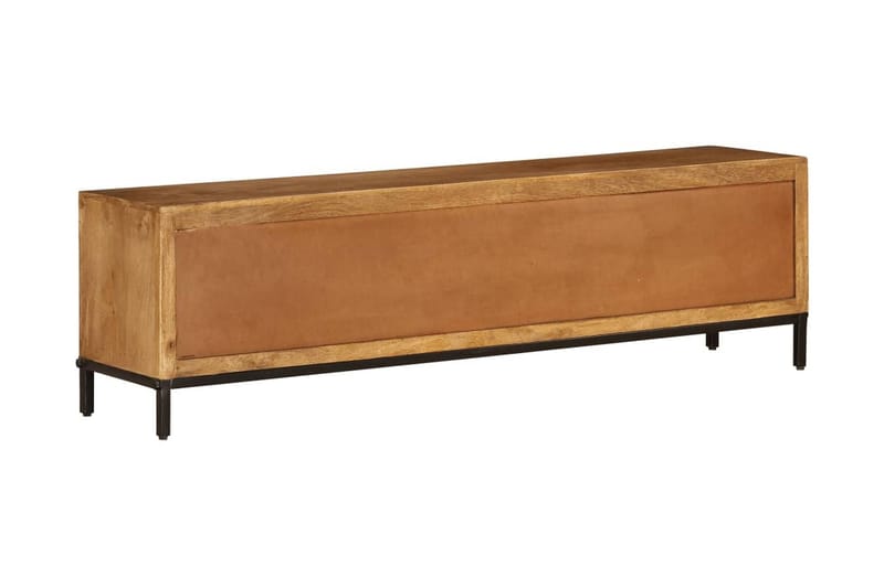 TV-bänk massivt mangoträ 140x30x40 cm - Brun - Möbler - Vardagsrum - Tv-möbler & mediamöbler - Tv-bänkar