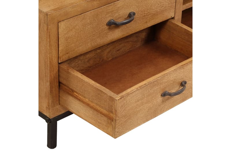 TV-bänk massivt mangoträ 140x30x40 cm - Brun - Möbler - Vardagsrum - Tv-möbler & mediamöbler - Tv-bänkar