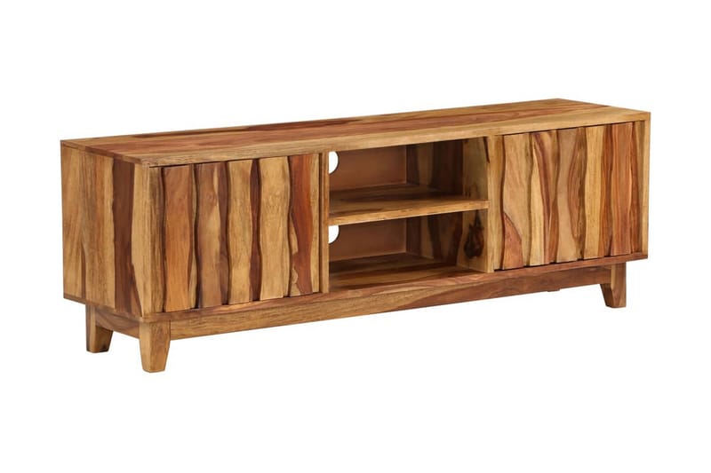 TV-bänk massivt sheshamträ 118x30x40 cm - Brun - Möbler - Vardagsrum - Tv-möbler & mediamöbler - Tv-bänkar