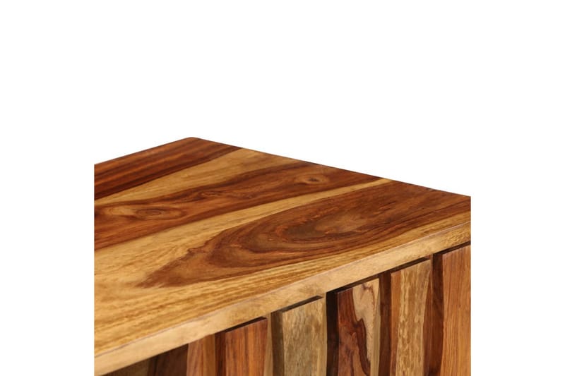 TV-bänk massivt sheshamträ 118x30x40 cm - Brun - Möbler - Vardagsrum - Tv-möbler & mediamöbler - Tv-bänkar