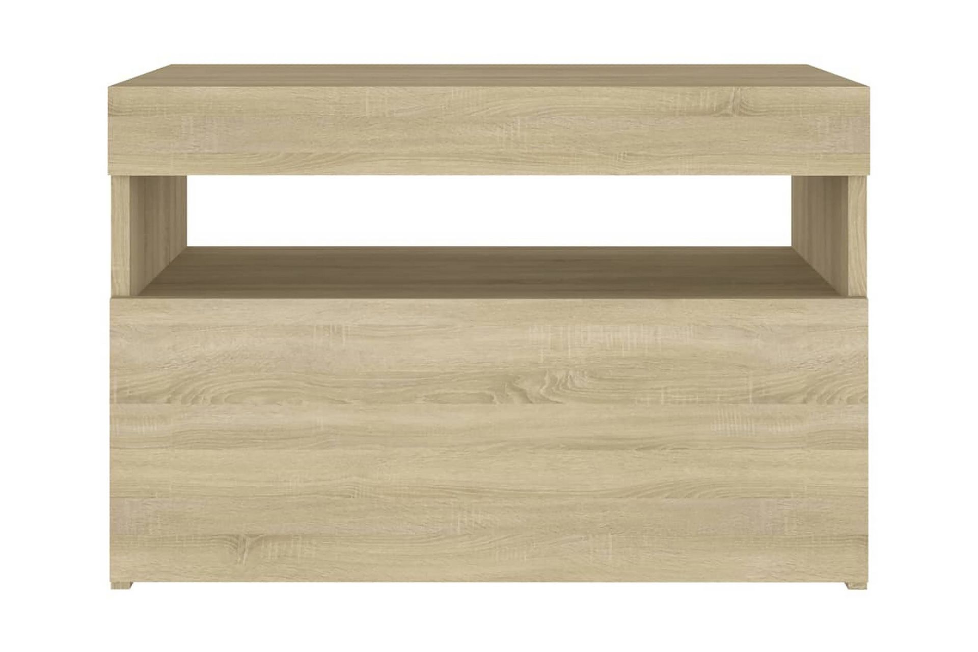 TV-bänk med LED-belysning 2 st sonoma-ek 60x35x40 cm - Brun - Möbler - Vardagsrum - Tv-möbler & mediamöbler - Tv-bänkar