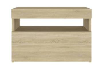 TV-bänk med LED-belysning 2 st sonoma-ek 60x35x40 cm - Brun - Möbler - Vardagsrum - Tv-möbler & mediamöbler - Tv-bänkar