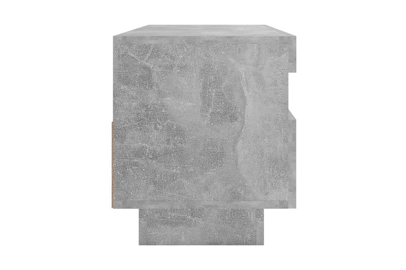 TV-bänk med LED-belysning betonggrå 100x35x40 cm - Grå - Möbler - Vardagsrum - Tv-möbler & mediamöbler - Tv-bänkar