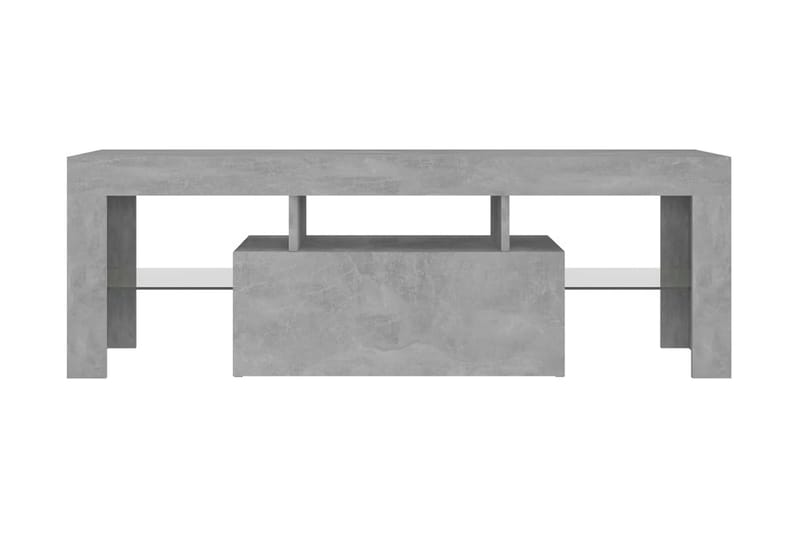 TV-bänk med LED-belysning betonggrå 120x35x40 cm - Grå - Möbler - Vardagsrum - Tv-möbler & mediamöbler - Tv-bänkar