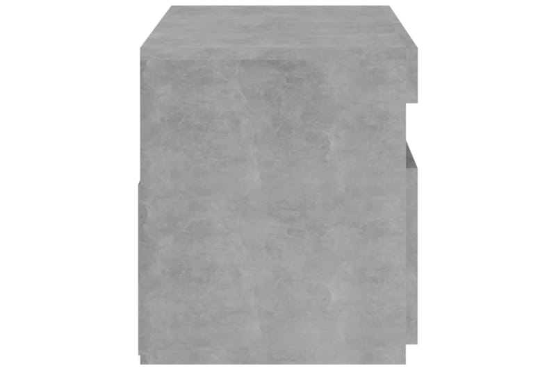 Tv-bänk med LED-belysning betonggrå 75x35x40 cm - Grå - Möbler - Vardagsrum - Tv-möbler & mediamöbler - Tv-bänkar
