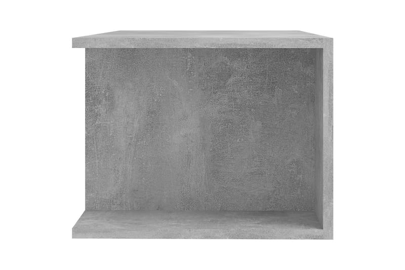 TV-bänk med LED-belysning betonggrå 90x39x30 cm - Grå - Möbler - Vardagsrum - Tv-möbler & mediamöbler - Tv-bänkar