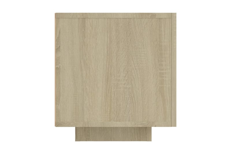 TV-bänk med LED-belysning sonoma-ek 160x35x40 cm - Brun - Möbler - Vardagsrum - Tv-möbler & mediamöbler - Tv-bänkar