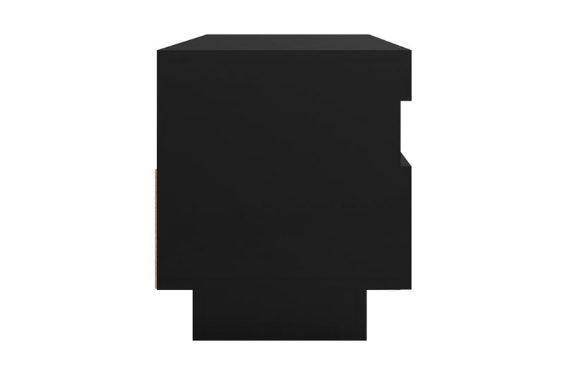 TV-bänk med LED-belysning svart 100x35x40 cm - Svart - Möbler - Vardagsrum - Tv-möbler & mediamöbler - Tv-bänkar