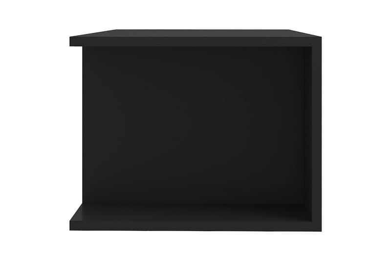 TV-bänk med LED-belysning svart 90x39x30 cm - Svart - Tv-bänkar