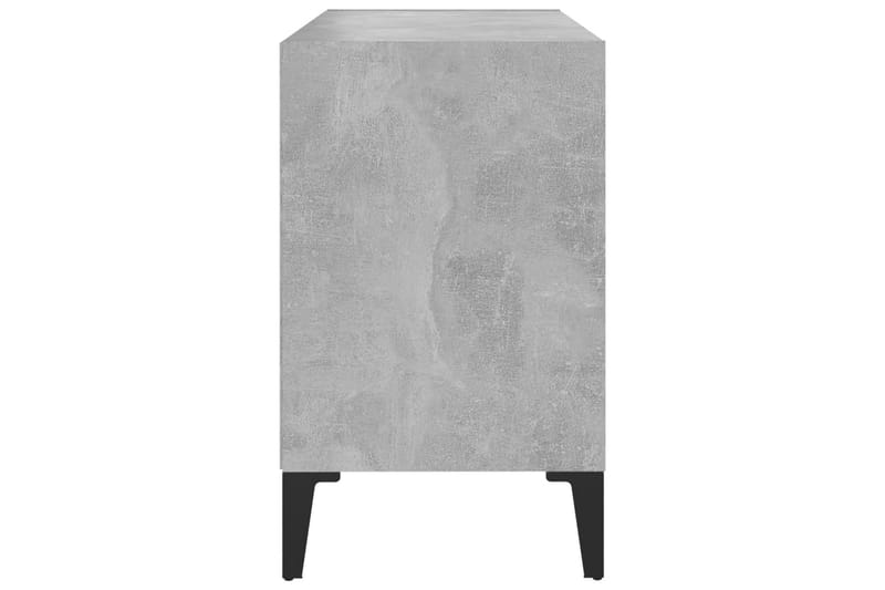 TV-bänk med metallben betonggrå 69,5x30x50 cm - Grå - Möbler - Vardagsrum - Tv-möbler & mediamöbler - Tv-bänkar