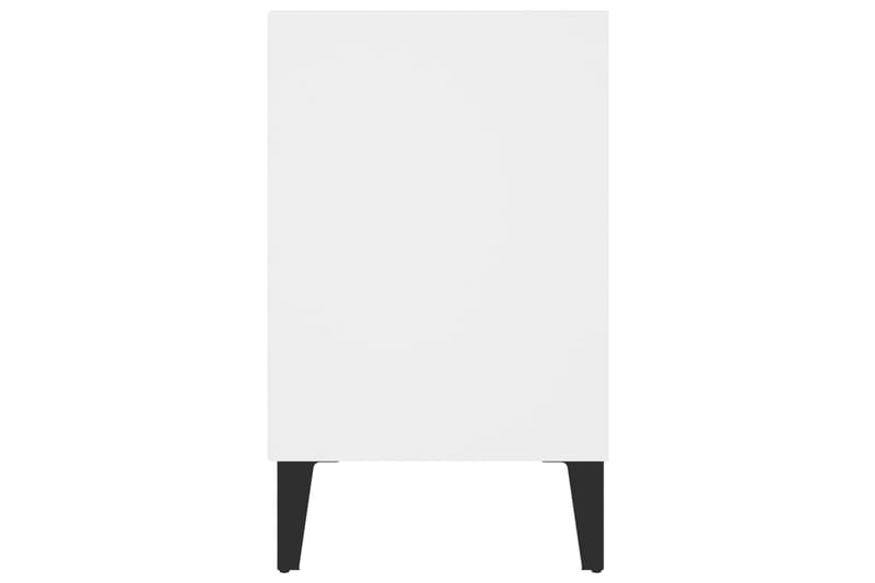 TV-bänk med metallben vit 103,5x30x50 cm - Vit - Möbler - Vardagsrum - Tv-möbler & mediamöbler - Tv-bänkar