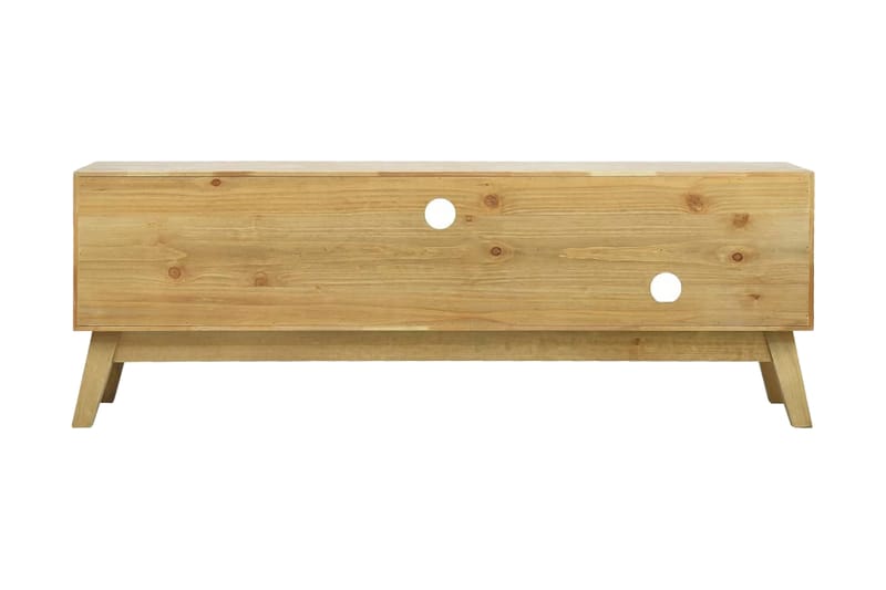 TV-bänk med sniderier brun 120x30x42 cm trä - Brun - Möbler - Vardagsrum - Tv-möbler & mediamöbler - Tv-bänkar