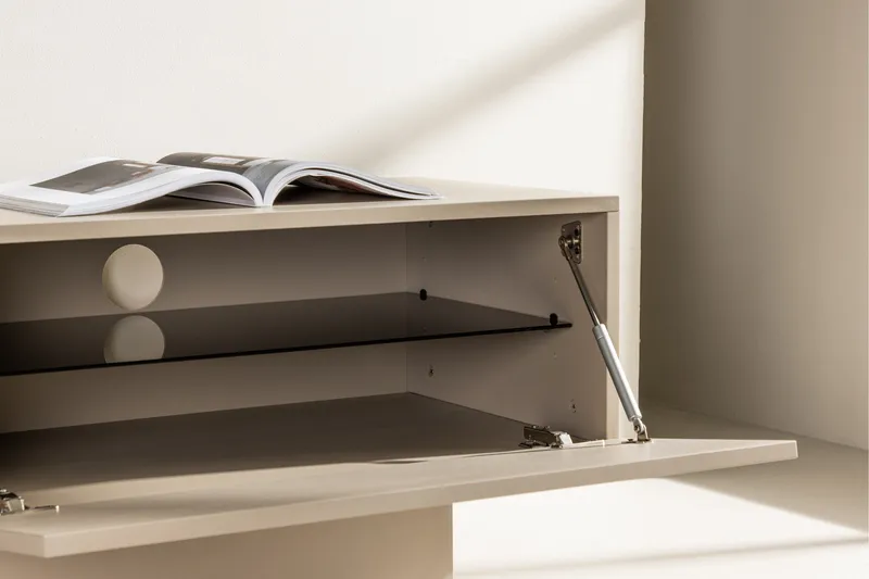 Tv-bänk & mediabänk Venture Home Cuenca Tv-bänk 160x47 cm Beige - Möbler - Vardagsrum - Tv-möbler & mediamöbler - Tv-bänkar