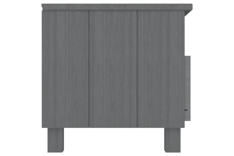 TV-bänk mörkgrå 106x40x40 cm massiv furu - Grå - Möbler - Vardagsrum - Tv-möbler & mediamöbler - Tv-bänkar