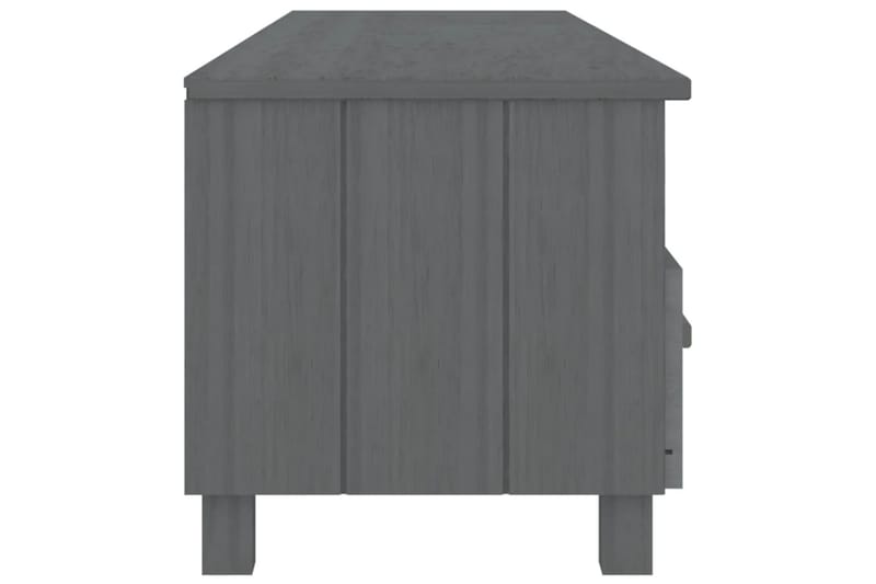 TV-bänk mörkgrå 158x40x40 cm massiv furu - Grå - Möbler - Vardagsrum - Tv-möbler & mediamöbler - Tv-bänkar