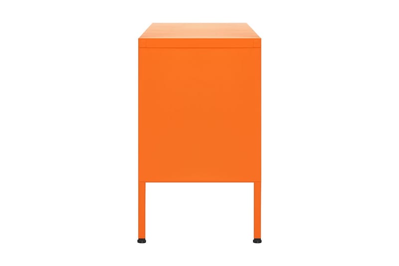 Tv-bänk orange 105x35x50 cm stål - Orange - Möbler - Vardagsrum - Tv-möbler & mediamöbler - Tv-bänkar