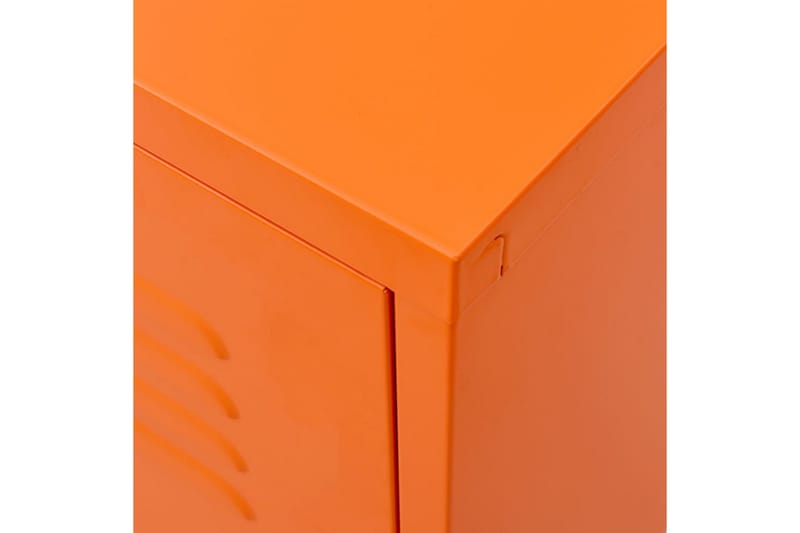 Tv-bänk orange 105x35x50 cm stål - Orange - Tv-bänkar